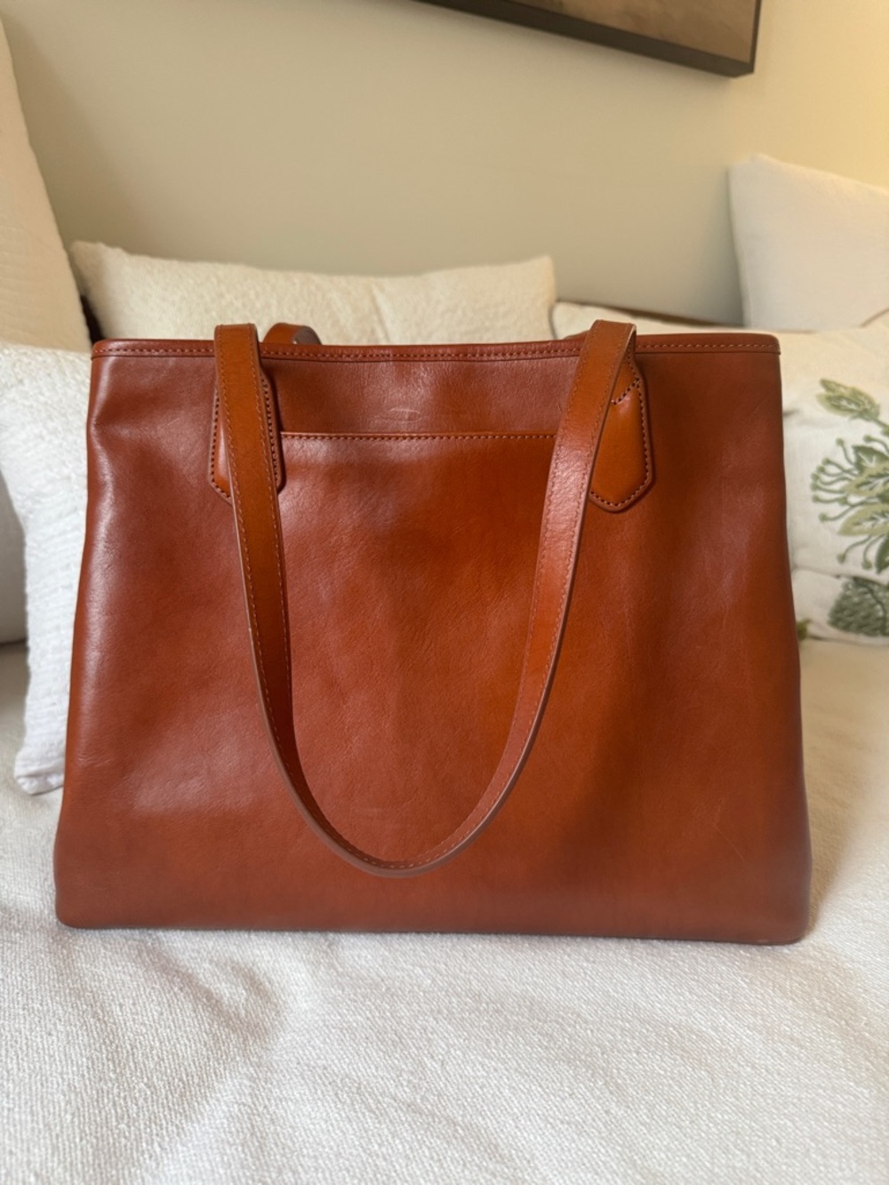 Brahmin Tan Genuine Leather Bag - Picture 2 of 8